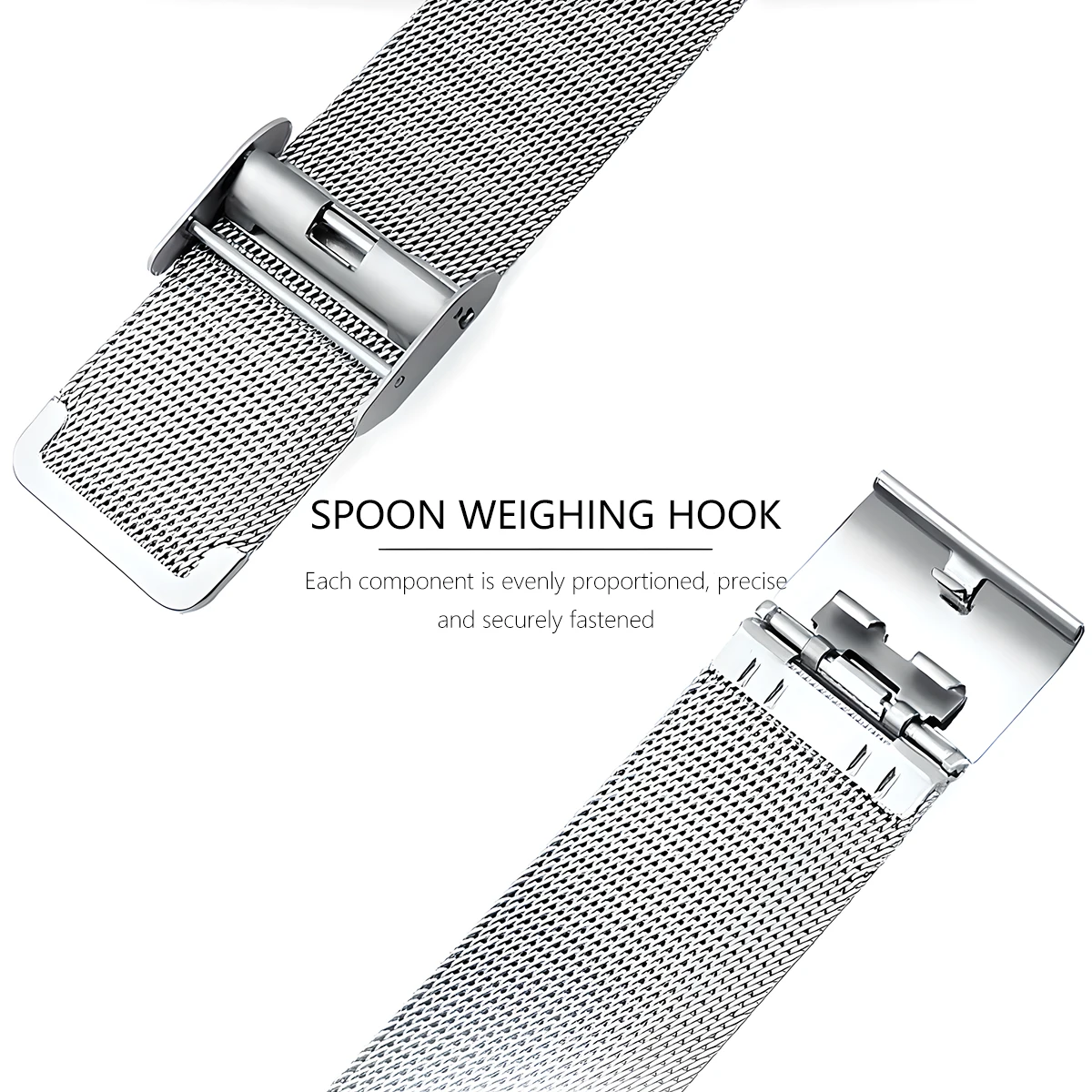 Mesh Stainless Steel Strap for Samsung Galaxy 8/8Classic 40mm 44mm 46mm Metal Men Bracelet for Galaxy Watch Ultra 47mm Wristband image 4