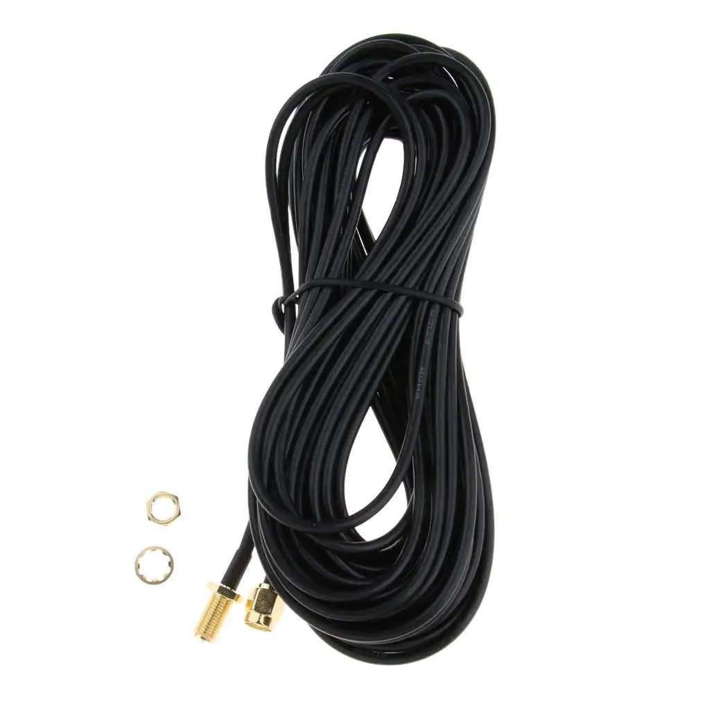 Coaxial Extension Cable SMA Male Plug to Female Jack RG174 Antenna Connector for Sim Card Wifi Router