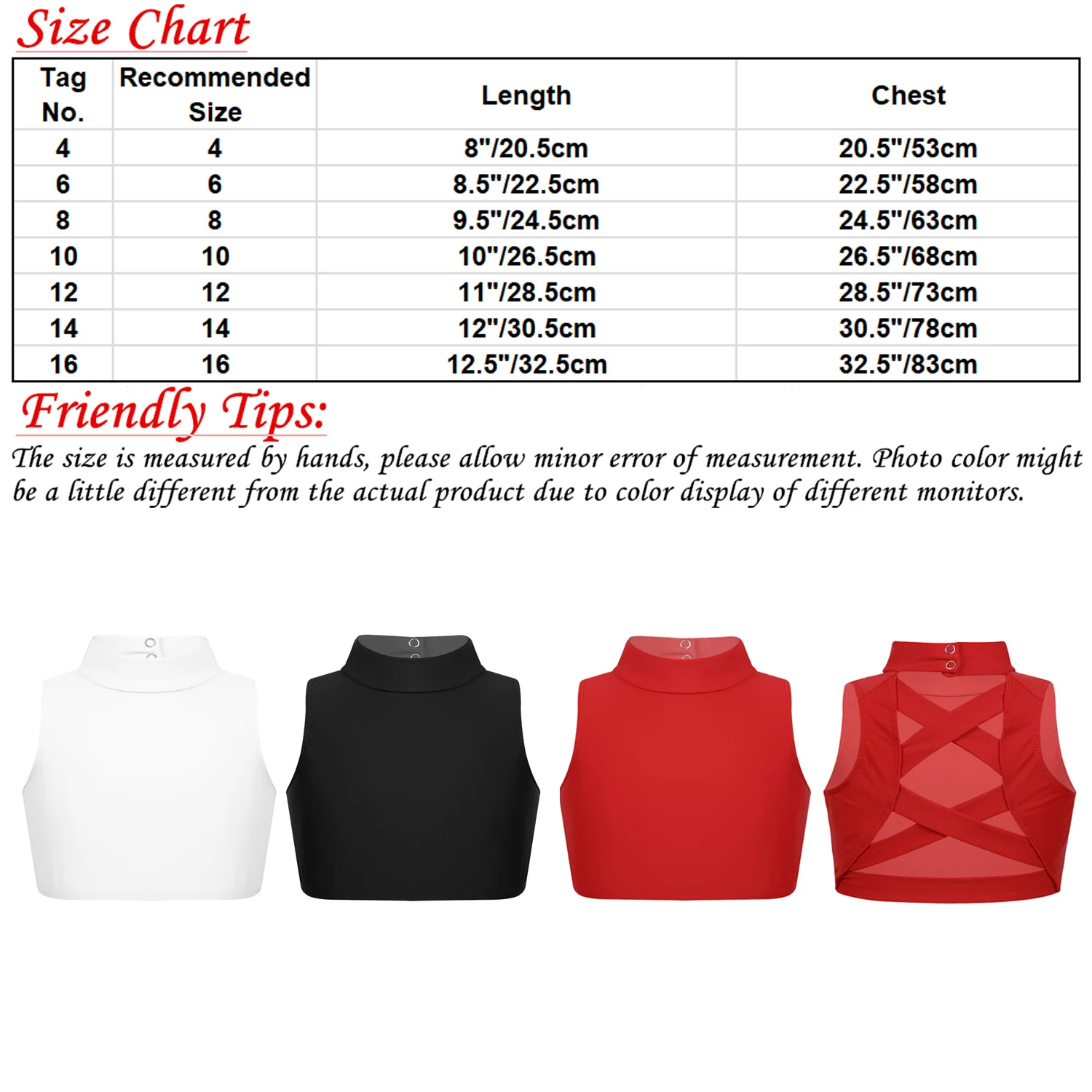 Kids Girls Dance Ballet Crop Top Sleeveless Criss Cross Back Tanks Bra Tops for Ballet Dance Stage Performance Workout Sports