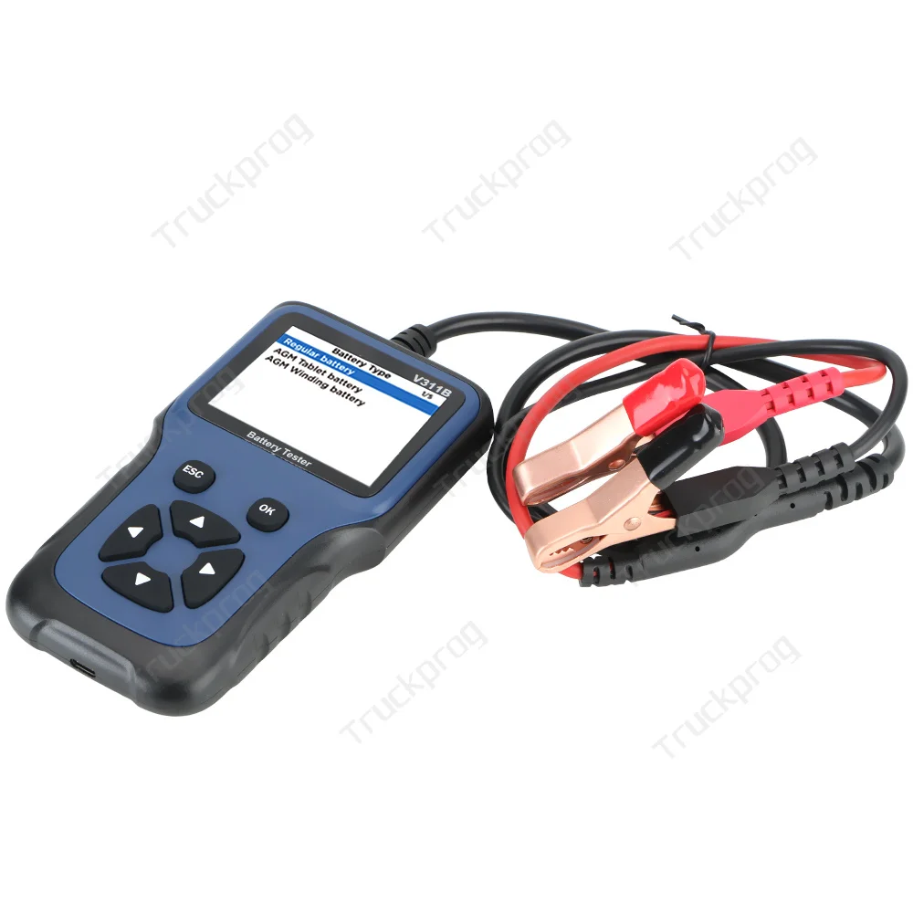 V311B 12V Car Battery Tester 100‑2000CCA Charging Circuit Load Tester Load Detector Diagnostic Tool for Car SUV Boat