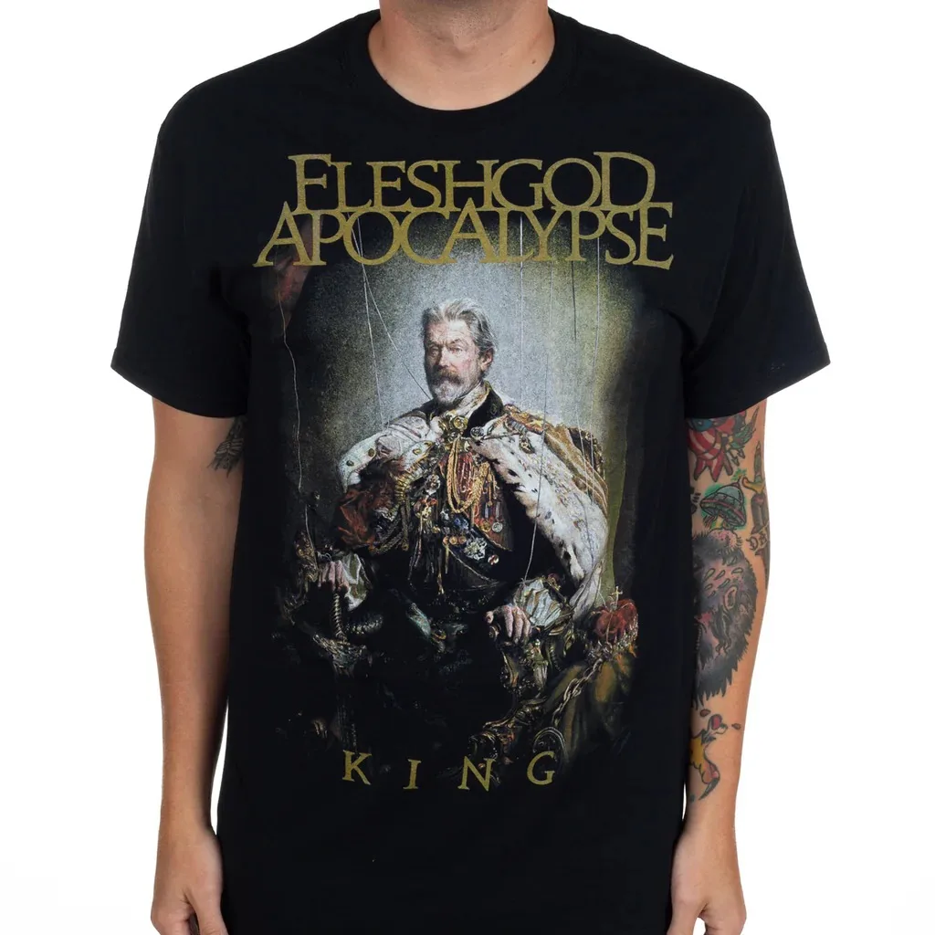

Fleshgod Apocalypse King T-Shirt Men's and Women's Short Sleeve Brand T-shirt Summer Sports Tops Vintage Hip Hop Men Clothing