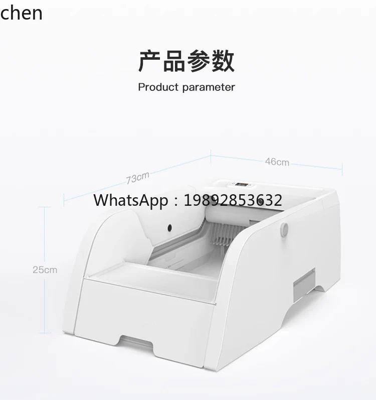 ماكينة فضلات القطط الأوتوماتيكية، كاميرا فيديو، صندوق فضلات القطط، مرحاض ذكي مفتوح مقاوم للرذاذ للقطط