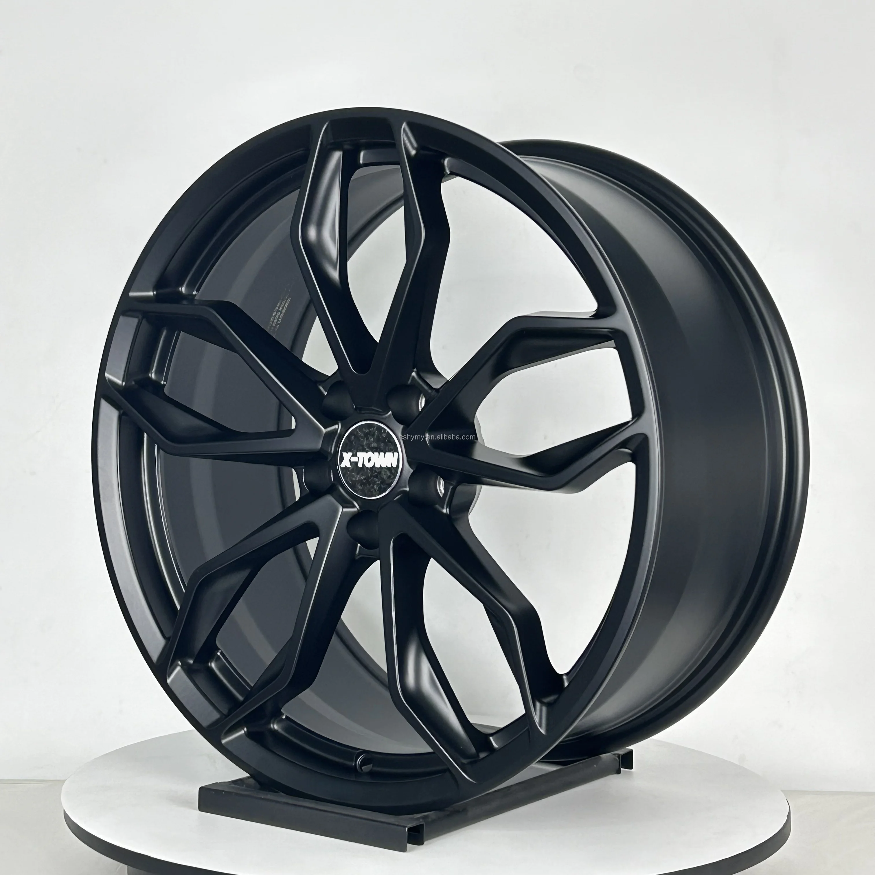 

Глубоковогнутые полые спицы, 18-24 дюйма, кованые диски, черный алюминиевый сплав, ступица колес пассажирского автомобиля для A4 A5 A6 A7, новинка