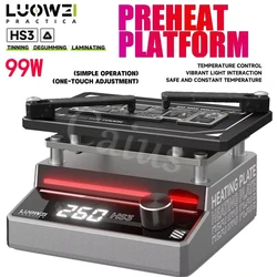 LUOWEI HS3 Preheating Station Layered Preheater Platform Thermostatic for Android IPhoneX-16Pro Max Motherboard Chip Repair Tool