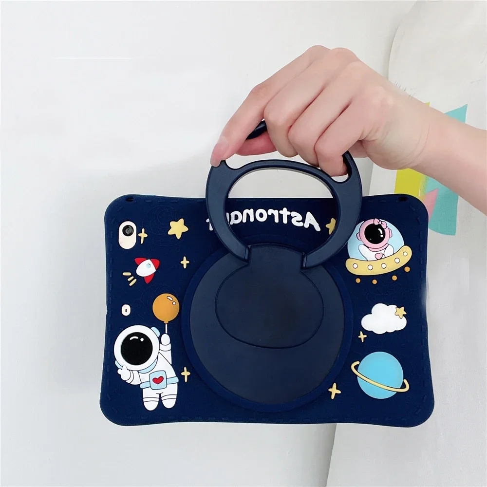 360 Rotating Stand Case For Samsung Galaxy Tab A8 10.5 A9+Plus8.7 2023 SM-X210 Kids Tablet Cover Tab A 10.1 A7 10.4 S6 Lite Capa