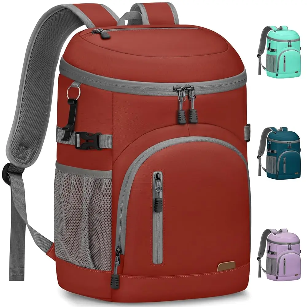 

Cooler Backpack Insulated Waterproof,30/45 Cans Backpack Coolers Leakproof Lunch Backpack for Men Women Portable Soft Cooler