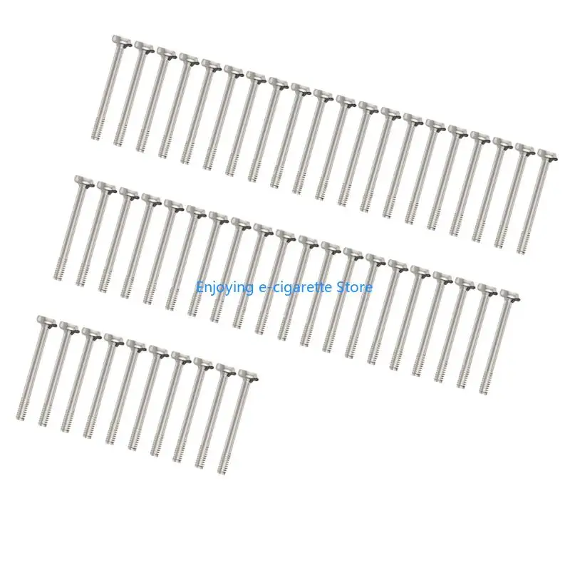50Pcs Aluminium Gewinde Schrauben Computer Fall Abdeckung Hand Rändelschraube Rändelschraube Schraube Für Lüfter – Detail 4