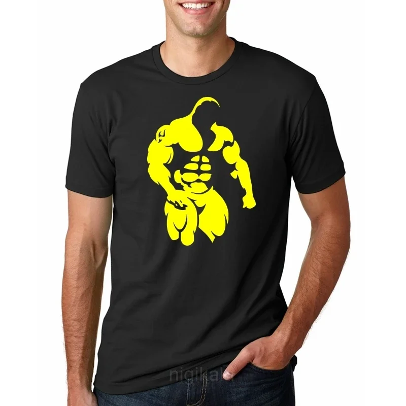 Hot New  Summer Fashion T Shirts Ironville The Original Ghost Bodybuilder Bodybuilding T-shirt