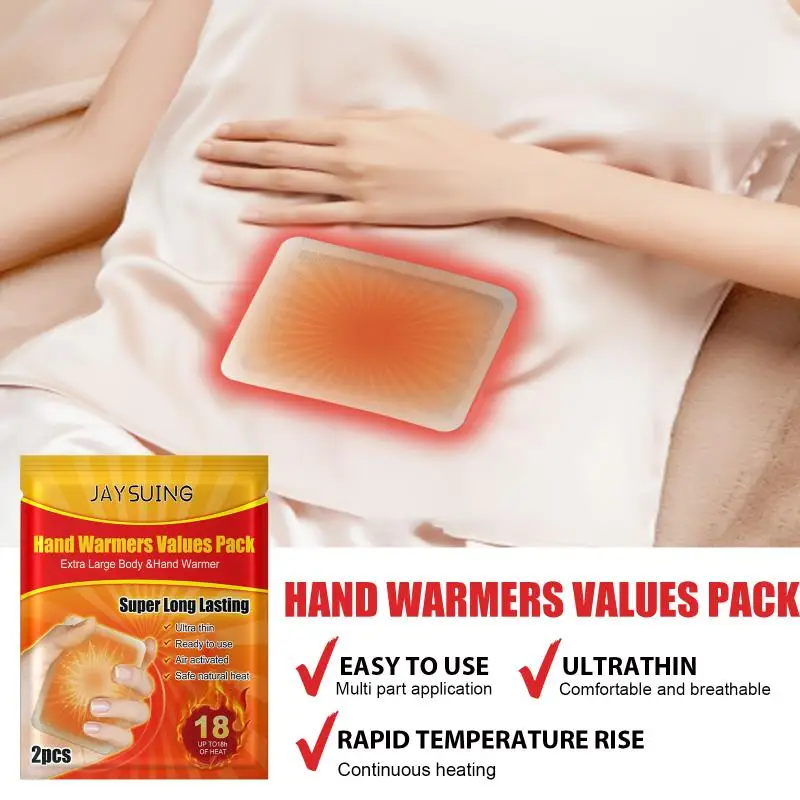 20Pcs per Box Hand Warmers Values Pack Self-heating Portable Quick Heating Pads Winter Keep Hand Leg Foot Warm Pastes