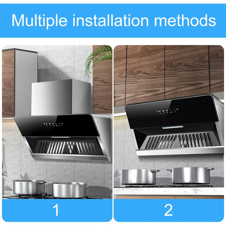 20inch Range Hood Can Be Customized Lead the Industry Smart Chemny Kitchen Range Extractor Hood Silent Range Hoods