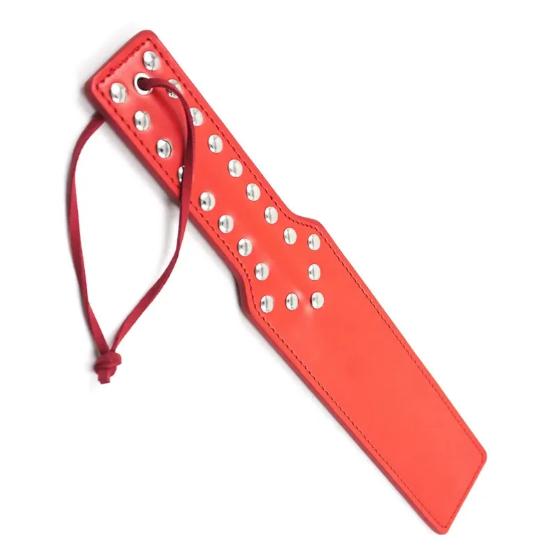 Sex Slave Ass Hand Beat Stage Tool Spanking Paddle Couple Erotic Game Fetish Sm PU Leather Whip Flogger Bdsm Sex Bondage