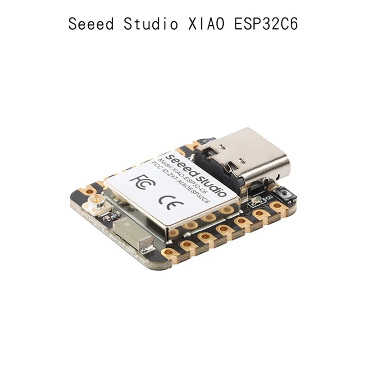 AU32-Seeed Studio XIAO ESP32C6 Development Board WiFi 6+Bluetooth Support Zigbee Matter SuperMini Development Board for Arduino