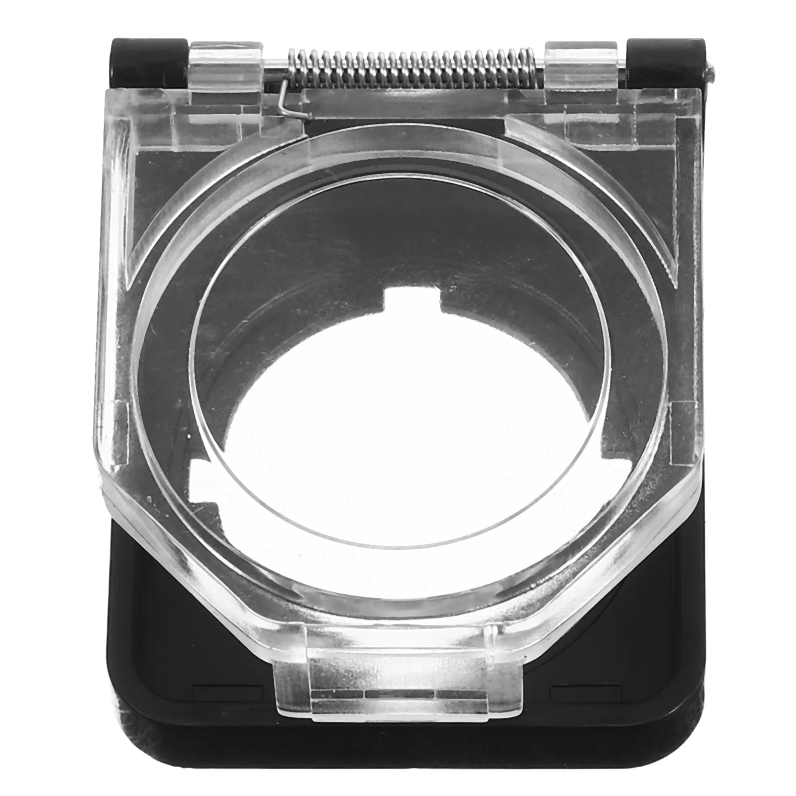 

Transparent Power Switch Protector Spring Loaded Safety Cover for Round Button Industrial Equipment Outdoor Socket Cover