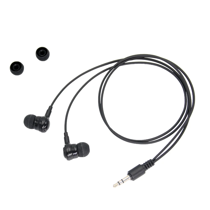 

Односторонняя гарнитура с короткой линией без микрофона, наушник-вкладыш, одинарный силиконовый вкладыш 3,5 мм для телефона, MP3