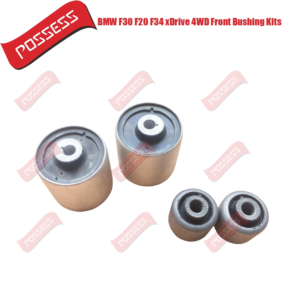 4 Pieces Front Suspension Control Arm Bushing Kits For BMW 1 2 3 4 Series F30 F31 F32 F33 F35 F20 F21 F22 3 Series GT F34