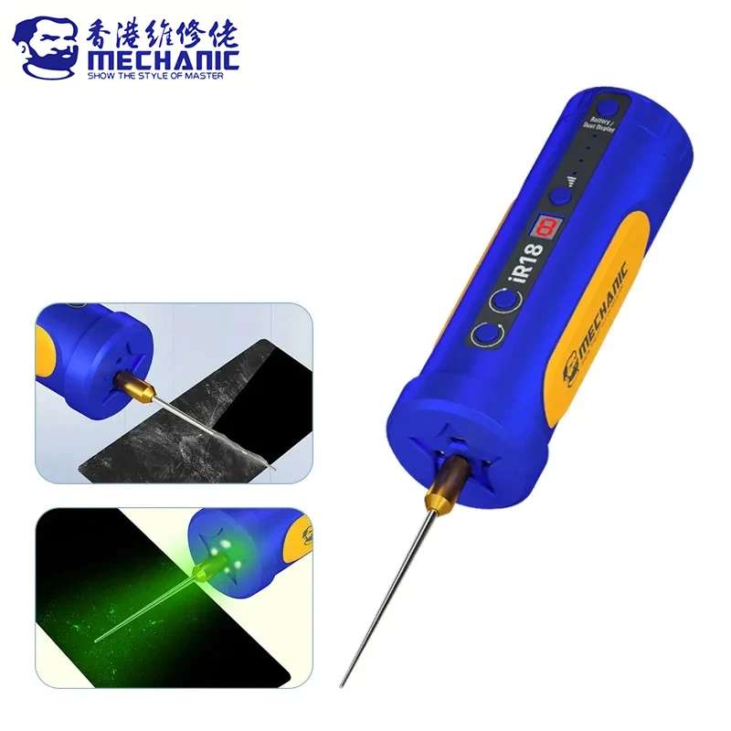 MECHANIC IR18 Split Electric OCA Glue Removal Tool with 8 Speed for Mobile Phone Repair Wireless Grinding Cutting Polish Cutting