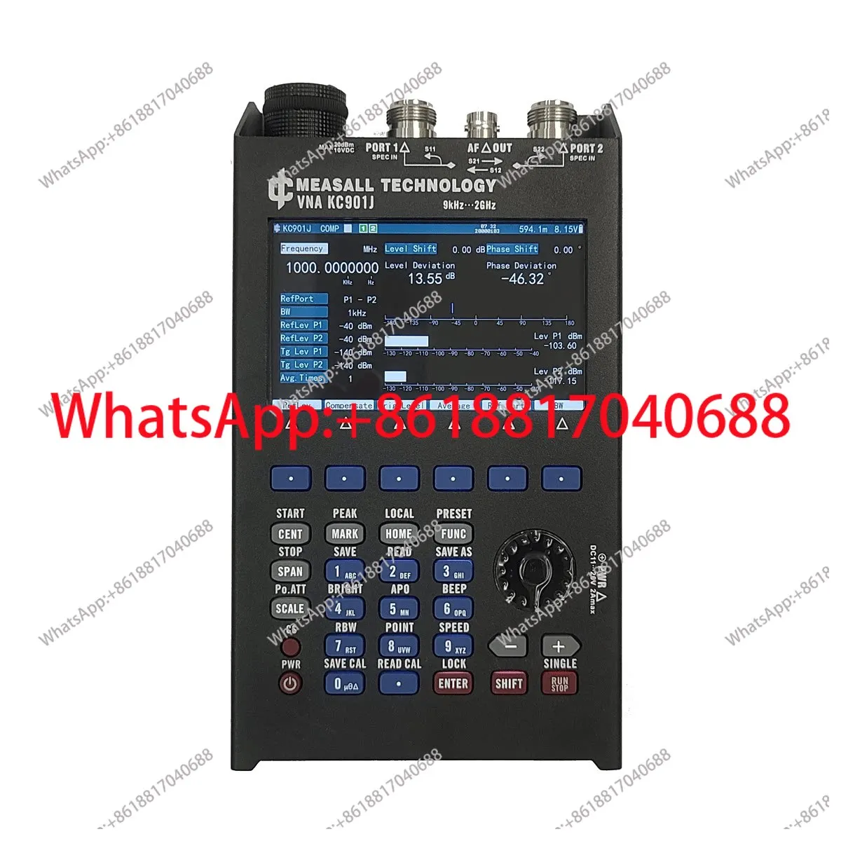KC901J Vector Network Analyzer 2GHz Handheld   Analyzer