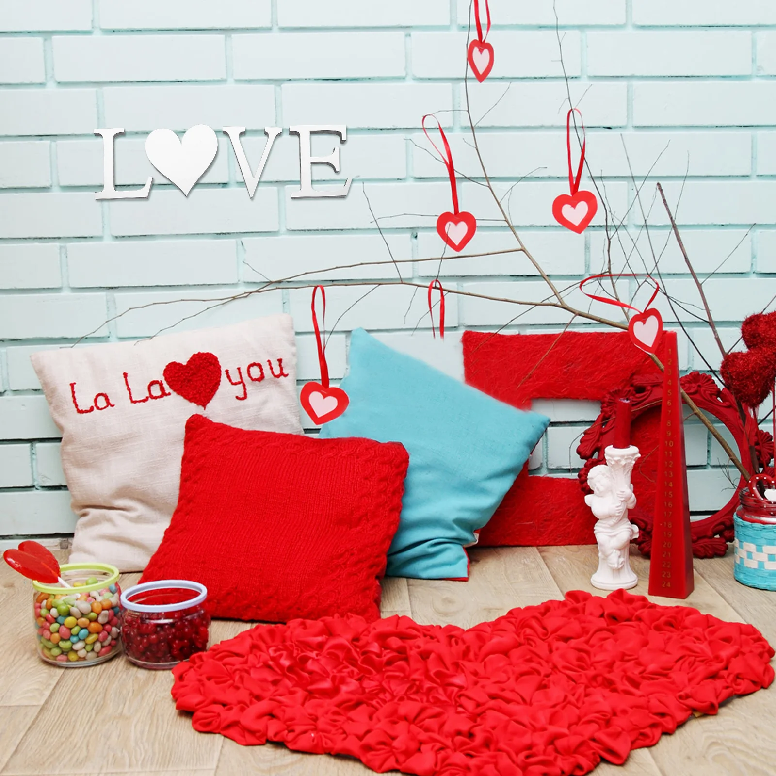 

3D Acrylic Mirror Wall Sticker Decor Self Stick Removable Art for Bedroom Living Room Bathroom Home Wedding Decoration