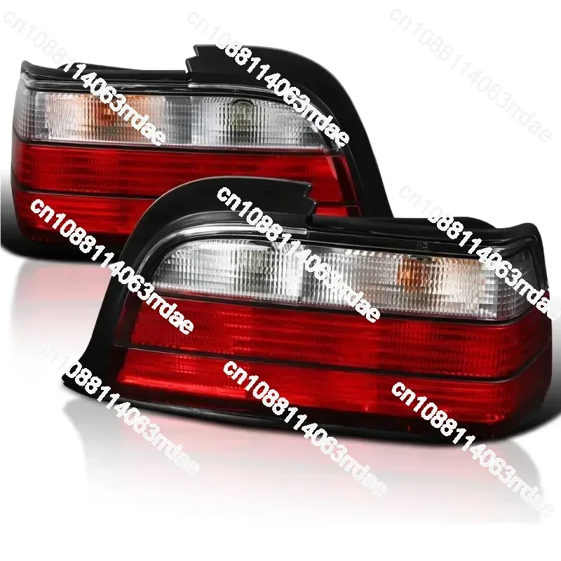 Pair Taillights for BMW 1992-1998 E36 3-Series 4Dr Sedan Tail light Assembly Tail Lamp w/ Bulbs