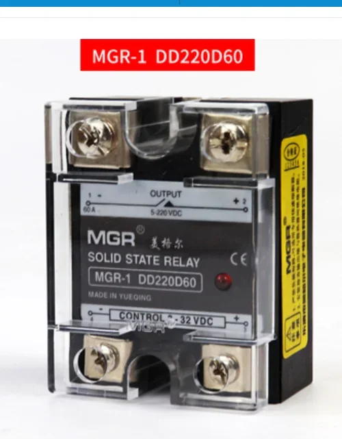 نوعية جيدة 1 قطعة MGR-1 DD220D10 DD220D25 DD220D40 DD220D60 DD220D80 DD220D100 DD220 10A 25A 40A 60A 80A 100A تتابع الحالة الصلبة