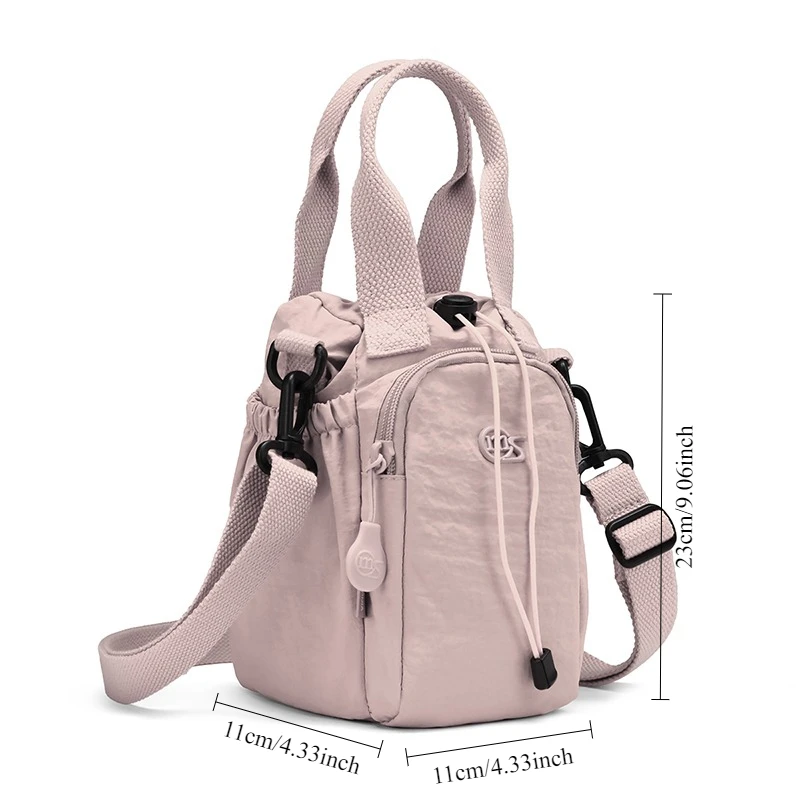 Unisex Schul-Wasserflaschentasche Wasserfeste Umhängetasche Lauf- und Sporttasche für Outdoor-Aktivitäten Tragbare Handytasche – Detail 1