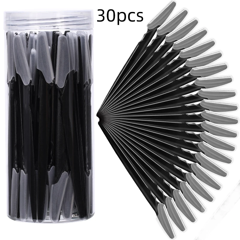 30/40pcsbrow Razor and Face Razor for Women and Men, Eyebrow Hair Trimmer and Shaver with Protective Cover,Safe