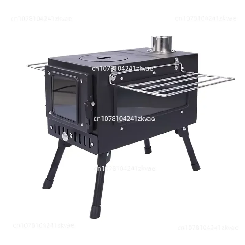 Carbon Steel Camping Grill, Suitable for Picnics and Backyard Use, Suitable for Campers To Cook with A Tent Stove