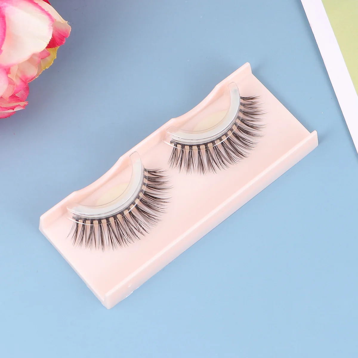 

3d False Eyelashes Self Adhesive Lift Cluster Extensions Faux Fake Long Make up
