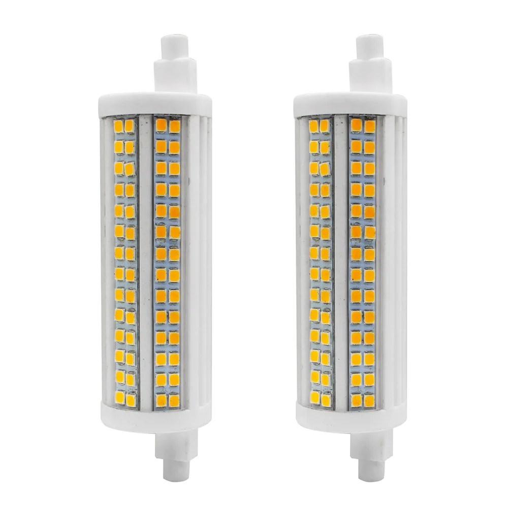 Highlight Dimmable R7S Ceramic Bulb  R7S Cross Recessed Lamp J78mm J118mm LED Tube 110V 220V Floodlight Bulb 3000k 4000k  6000k