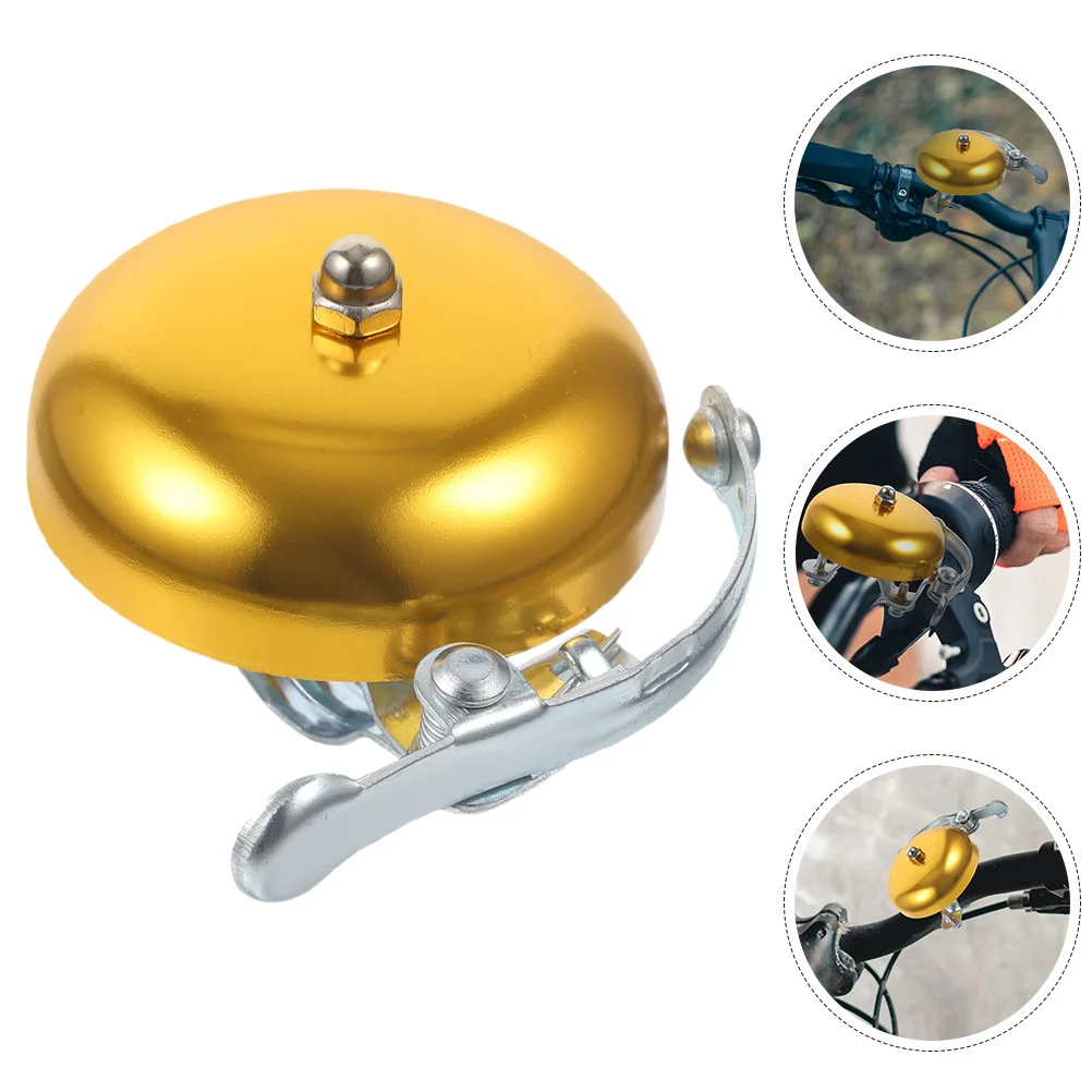 

Breathable Protector Mountain Bike Bell Small Bicycle Aluminum Alloy Mini Golden for Motorcycle