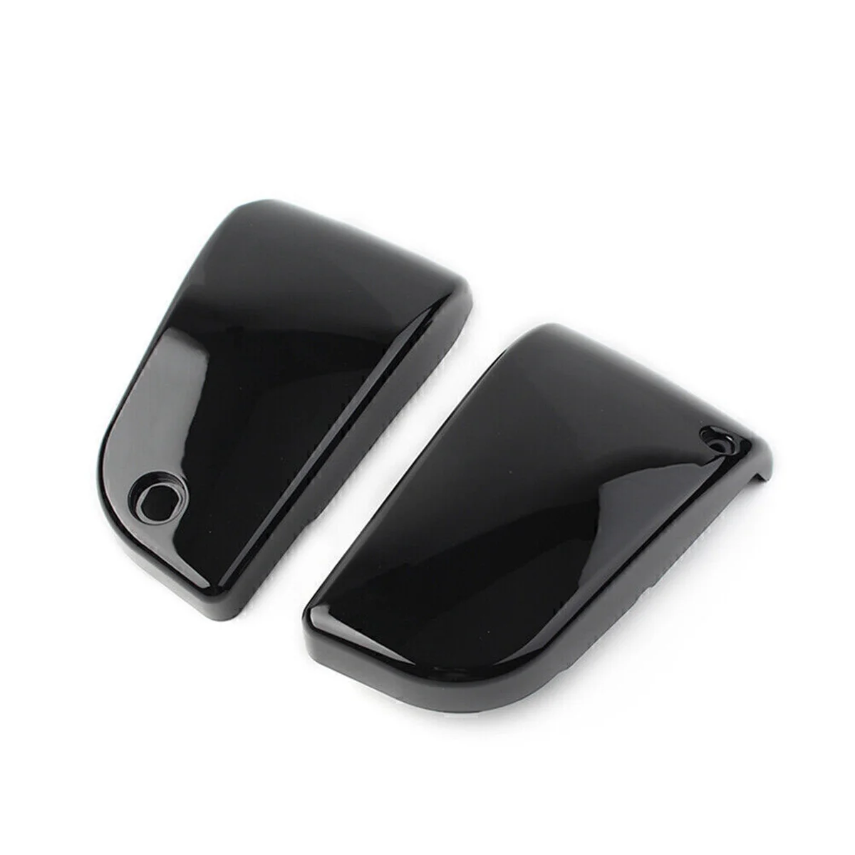 Preto Battery Side Covers, Proteção para Kawasaki Vulcan VN 1500 Clássico Nomad