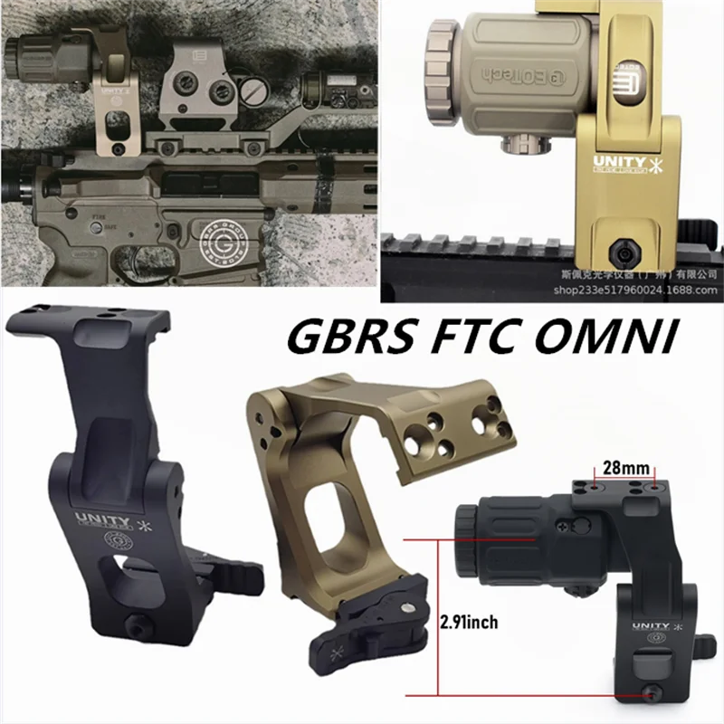 Tactical Unity FTC OMNI Magnifier Mount With FAST QD Lever 2.26