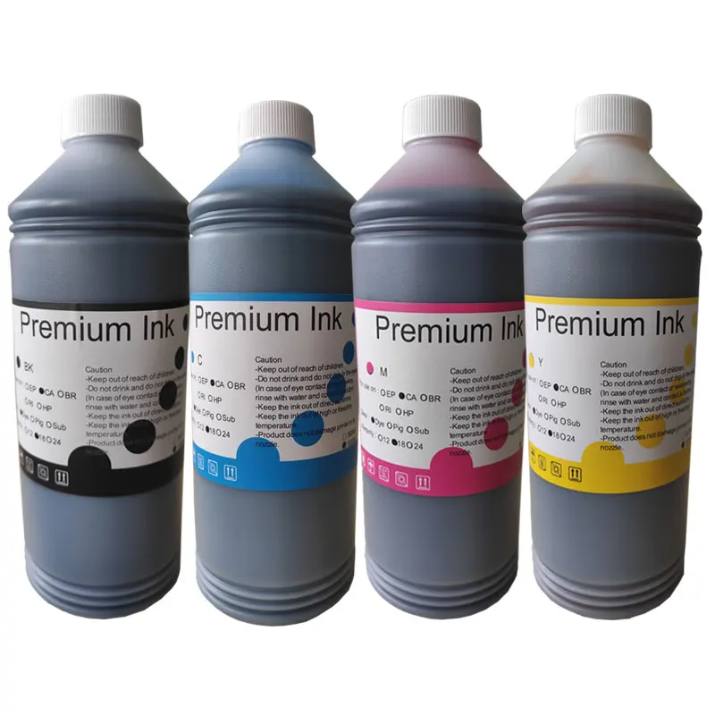 1000ML Dye Ink Refill For HP DesignJet 500 510 700 750 800 1000 1050 1055 2000 3000 4000 4020 4500 4520 Inkjet Printer