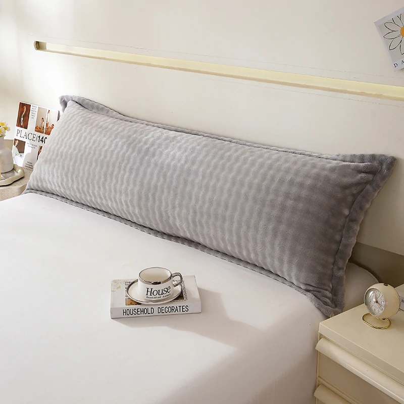 MissDeer-funda de almohada rectangular, agradable a la piel, funda de almohada de terciopelo cálido, 48x1 0/48x1 0/48x150/48x180cm