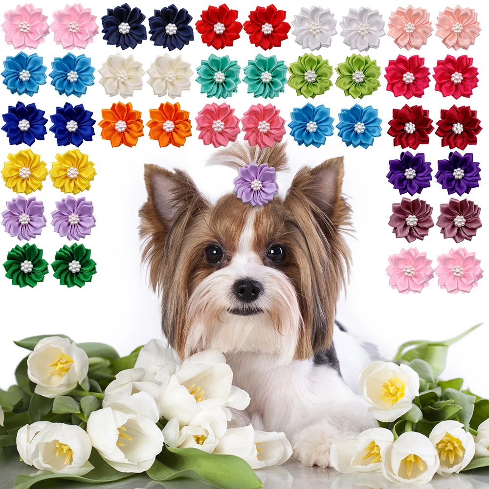 

50/100 шт., подвижные банты для домашних питомцев