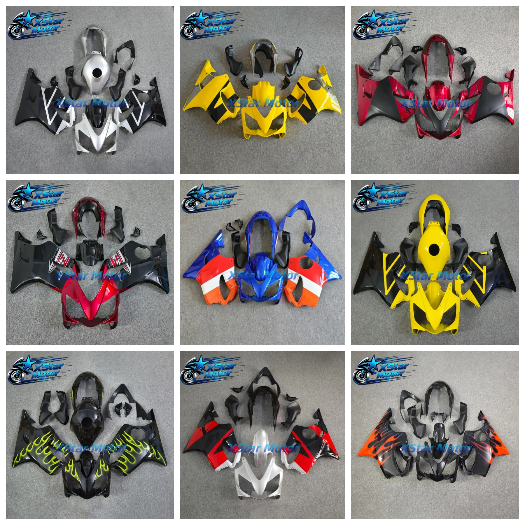 New ABS Motorcycle Fairing Kit For Honda CBR600 F4i 2004 2005 2006 2007 Black Green Fairings For cbr 600 f4i 04 05 06 07 Plastic