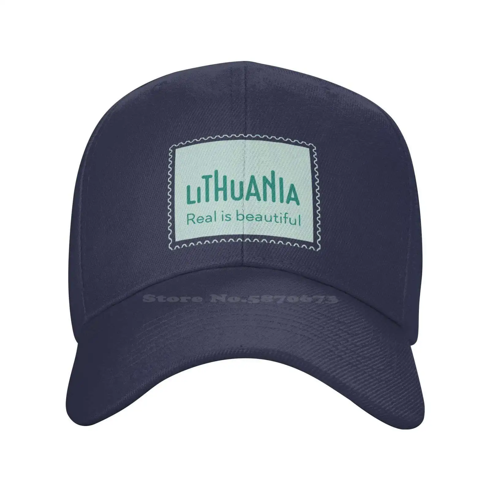 Lithuanian State Department of Tourism Top Quality Logo Denim cap Baseball cap Knitted hat