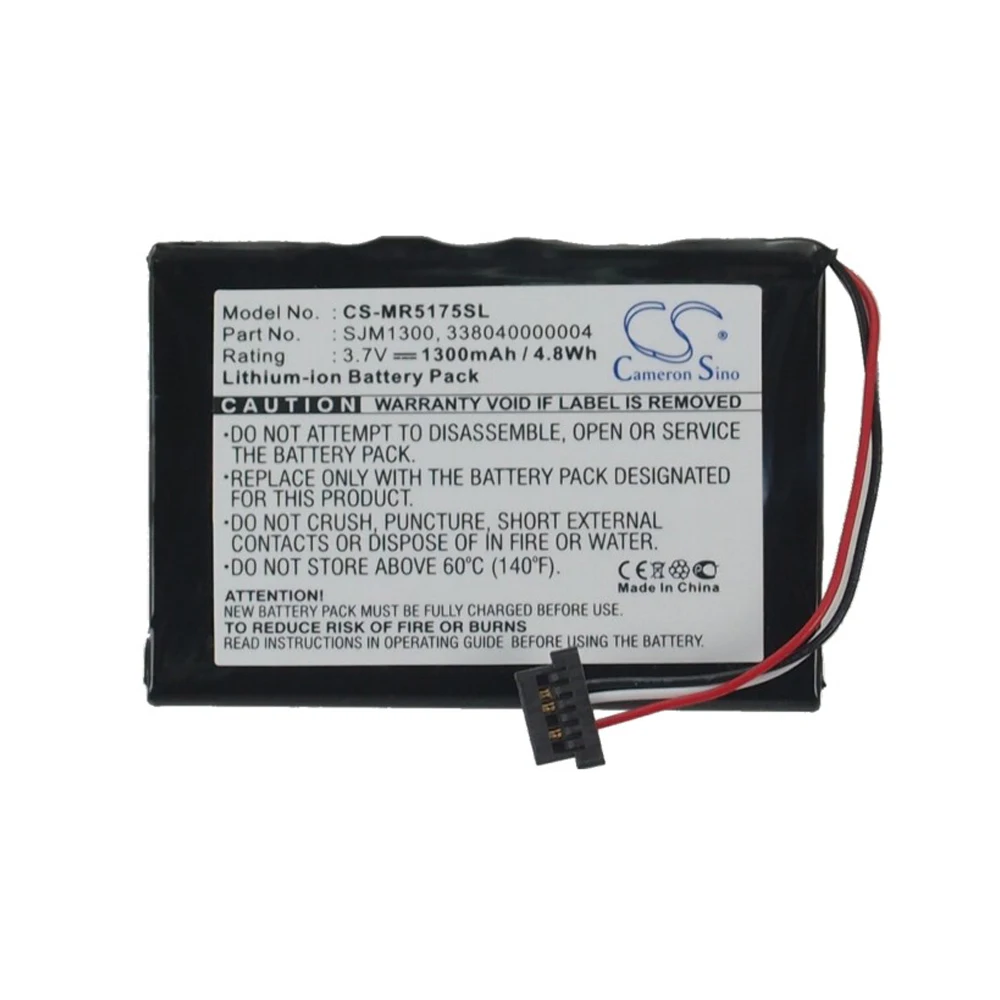 GPS, Navigator Battery Fit Model For Magellan RoadMate 5175TLM RoadMate 5175-LM Numer części dla Magellan SJM1300 338040000004