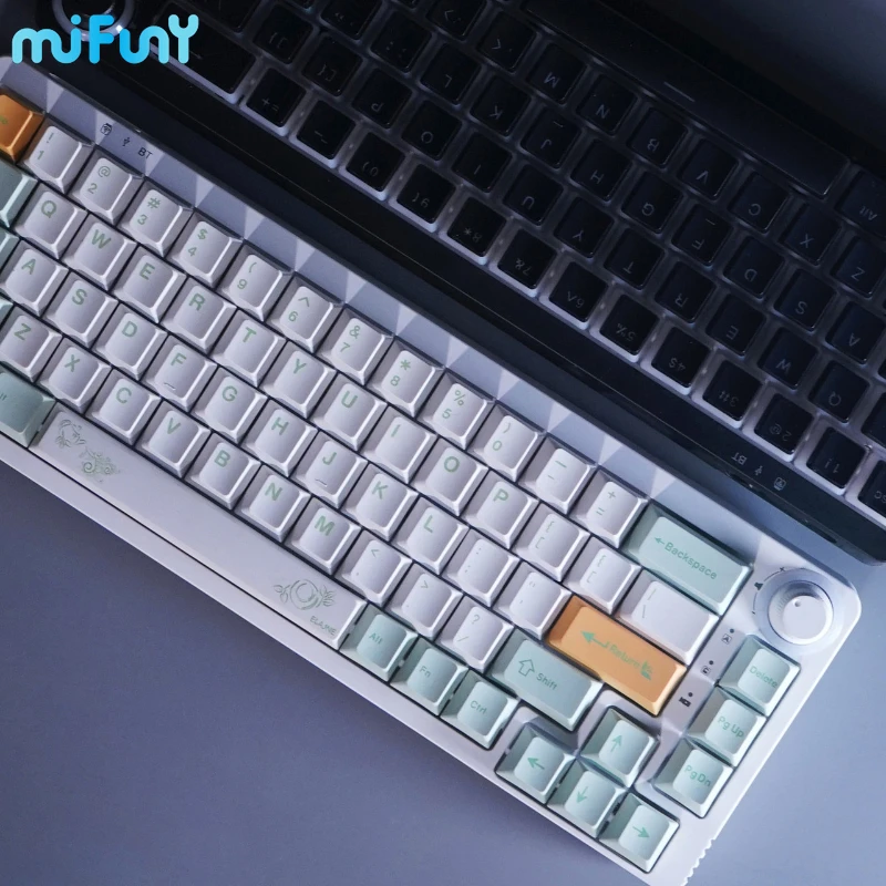 

MiFuny TOM680 Mechanical Keyboard Custom Single/Tri Mode Hot Swap Keyboard RGB Backlight for Gaming Office Gamers Keyboard Gifts