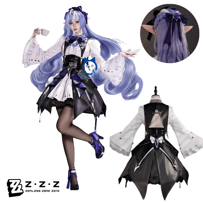 

Hot Game Zenless Zone Zero Cosplay Vivian Costume Role Play High Quality Dress with Crinoline Set for Women Adult Comic Con Suit