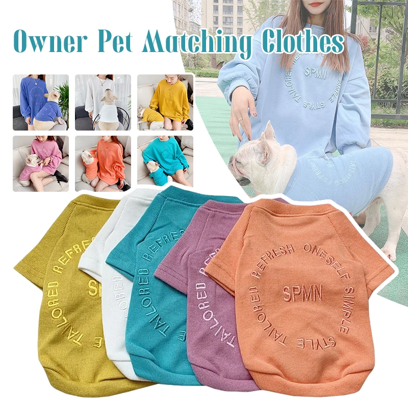 

Winter Family Parent-Child Matching Clothes for Dog Pet Cat Bulldog Dog Coat Jacket Hoodie Shirt for Women Dog Costume Outfits