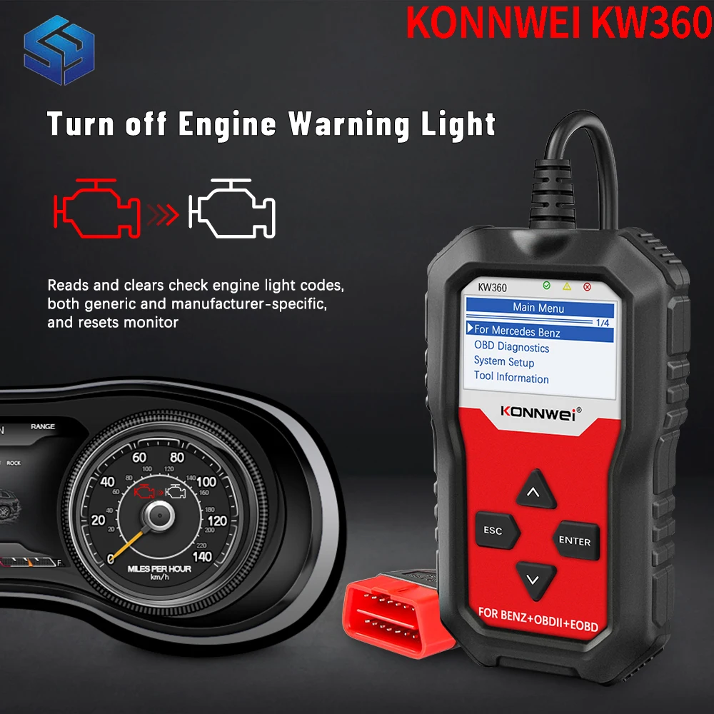 המבחן וההמלצה על KONNWEI KW360 – מנוע מתקדם למכוניות Benz