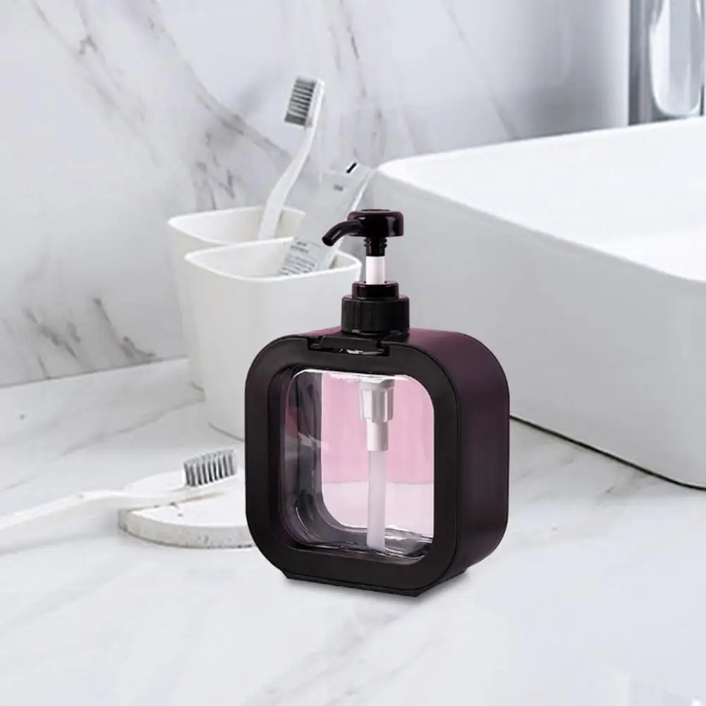 See-through Hand Sanitizer Pump Leak-proof Transparent Soap Dispenser for Bathroom Kitchen Sink with Capacity Travel Bottle