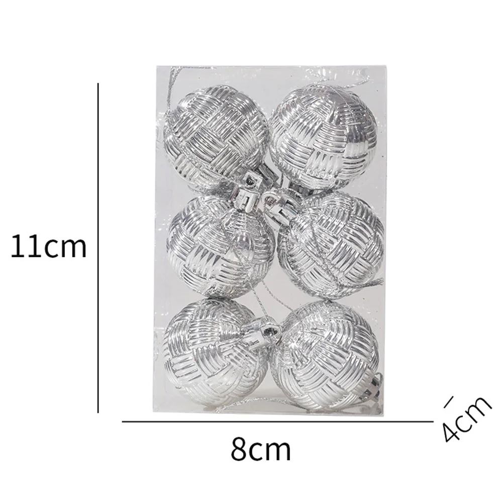 Baubles 혼합 크리스마스 공 어댑터 도구 6PCS 액세서리 조립 장식 피팅 홈 장식품 고품질
