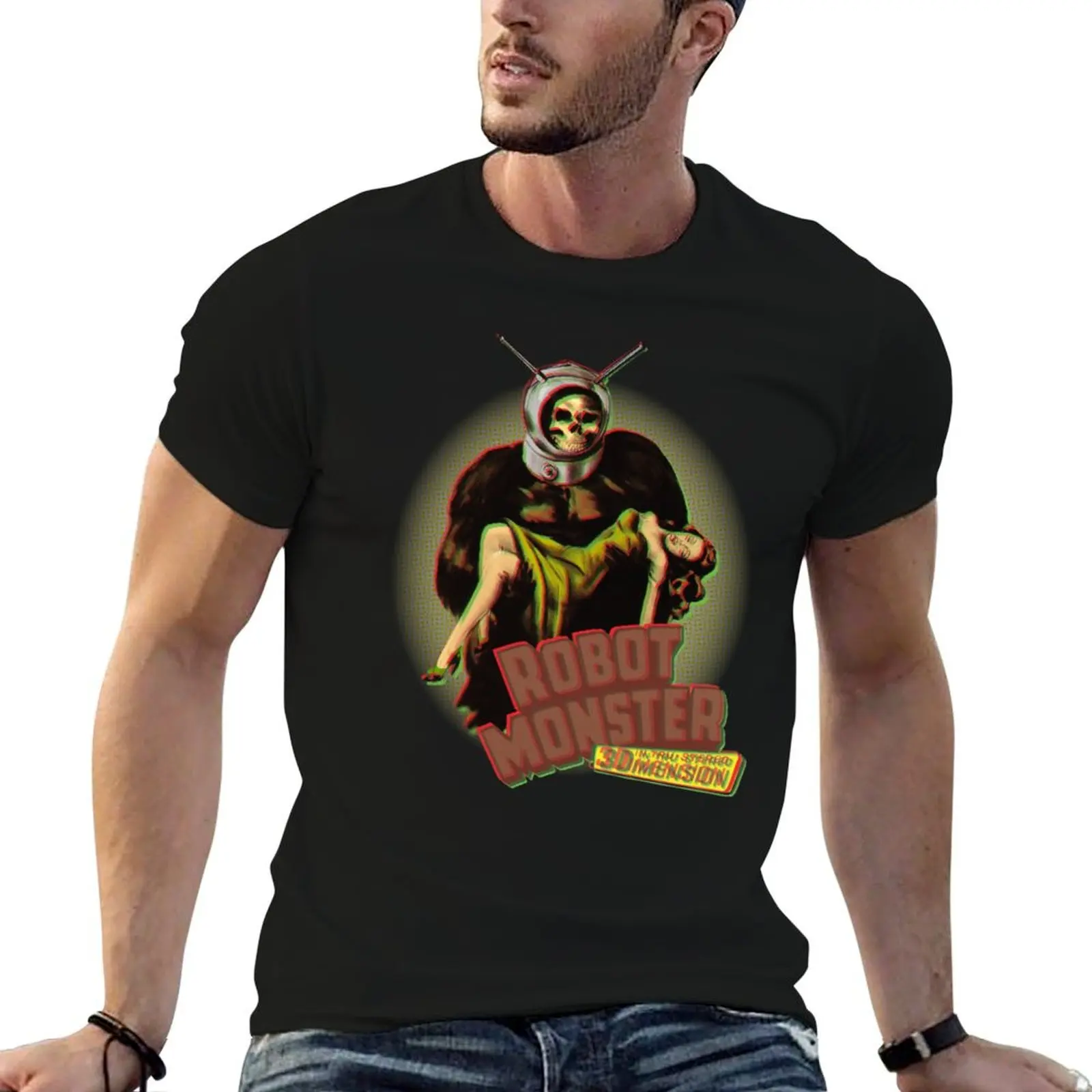 

Robot Monster T-Shirt t shirt man cotton t shirts with prints t shirts for man graphic vintage T-Shirt