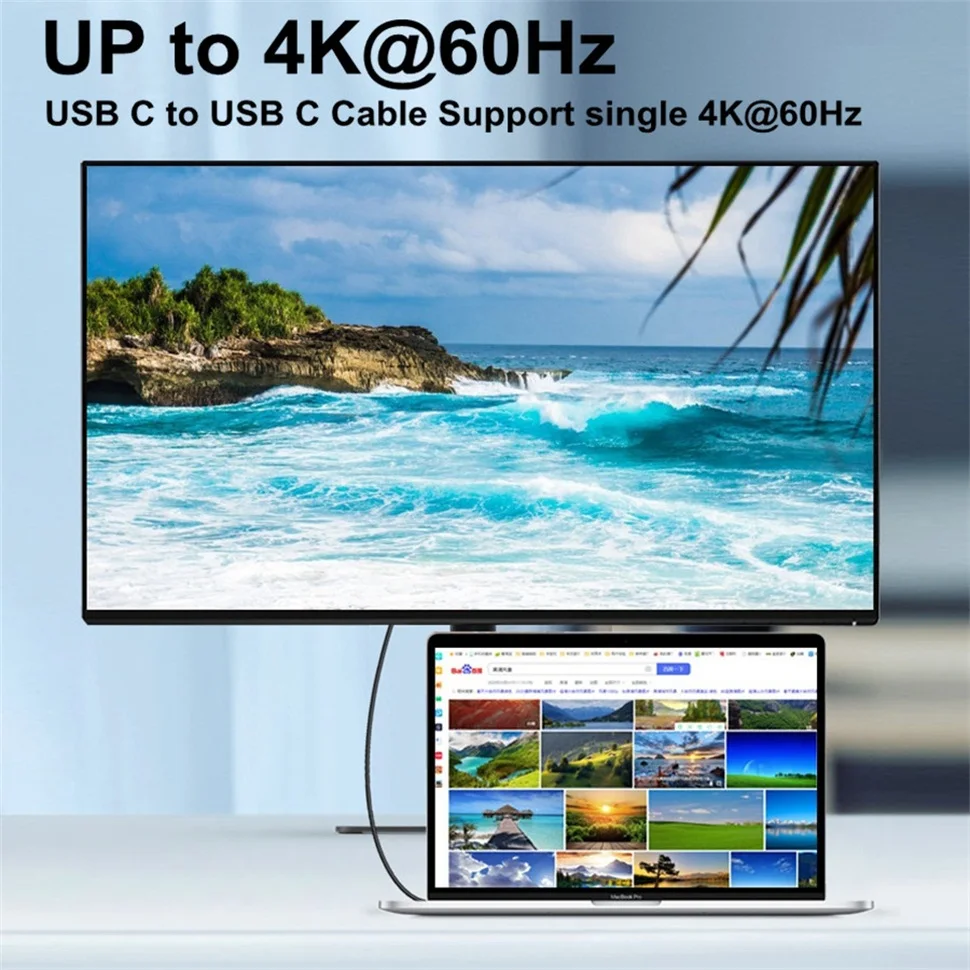 3M USB3.2 Elbow 20Gbps Cable 100W 4K@60Hz Cable Super Transfer For Oculus Quest2 link XPS SSD USB C to USB 3.1 Gen2 Cable