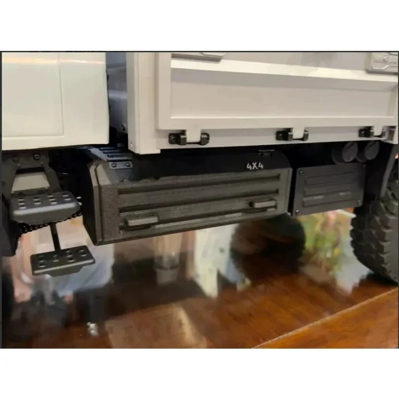 Multi‑Purpose Carbon Side Box For 1/7 Rlaarlo Unimog U4000, Store Battery ESC Sound Module RC Parts,Multi‑function storage