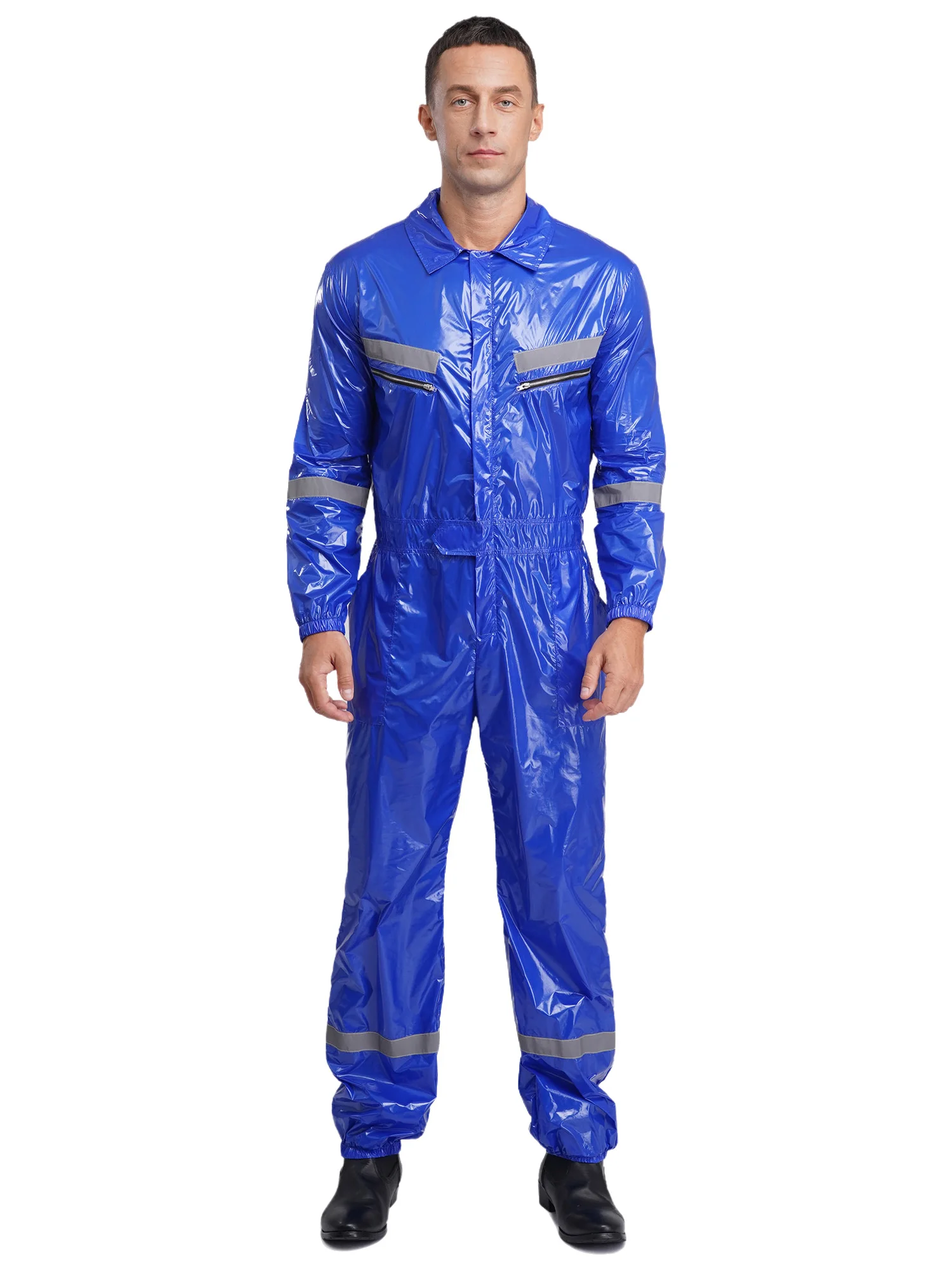 Vêtements de sécurité réfléchissants pour hommes, combinaisons Anti-poussière, salopette à manches longues, usine de travail, pulvérisation de peinture, barboteuse d'atelier