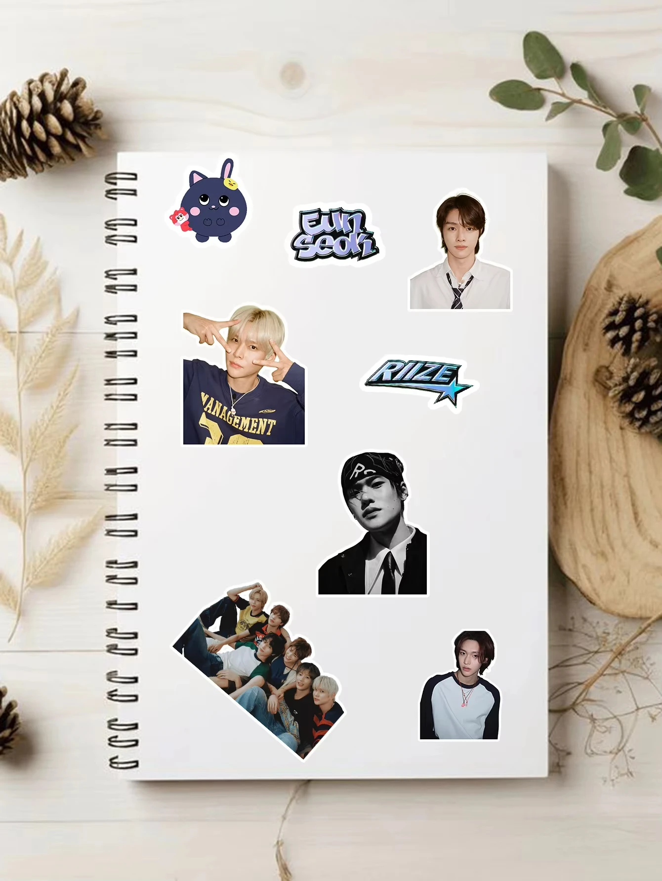 50 قطعة/المجموعة Kpop المعبود RIIZE ألبوم جديد أوديسي الديكور سجل القصاصات الهاتف المحمول ملصق أنتون WONBIN SHOTARO ملصق المشجعين الهدايا