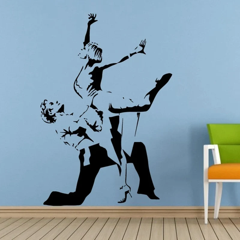 Ballerina Ballet Dancer Dance Wall Decal Dancing Studio Tango Salsa Break Boy Girl Wall Sticker Vinyl Removable Sticker S659